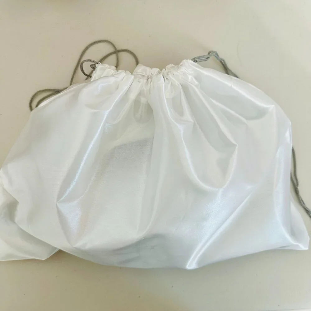 MICHAEL KORS MK SIGNATURE LOGO COOPER BELT BAG BRIGHT WHITE UNISEX